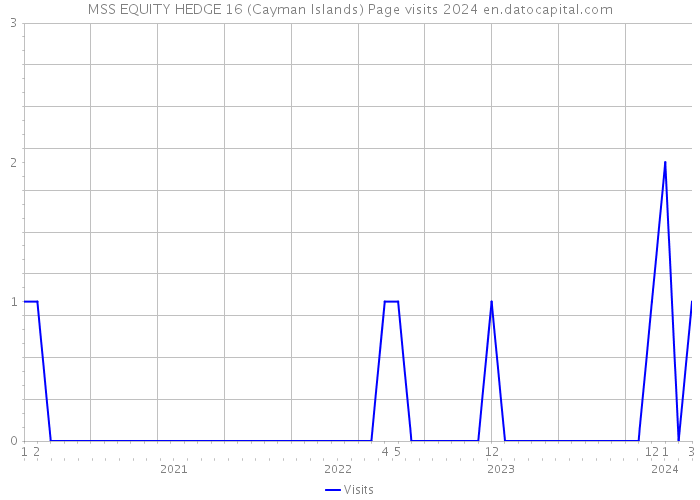 MSS EQUITY HEDGE 16 (Cayman Islands) Page visits 2024 