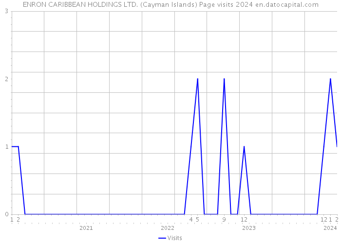 ENRON CARIBBEAN HOLDINGS LTD. (Cayman Islands) Page visits 2024 