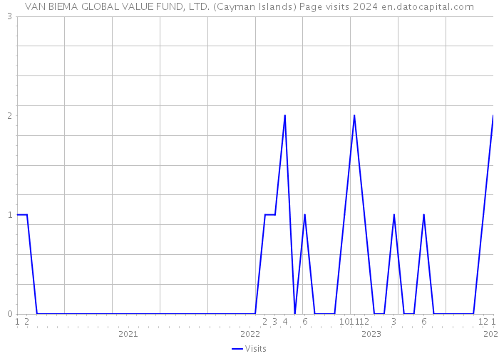 VAN BIEMA GLOBAL VALUE FUND, LTD. (Cayman Islands) Page visits 2024 