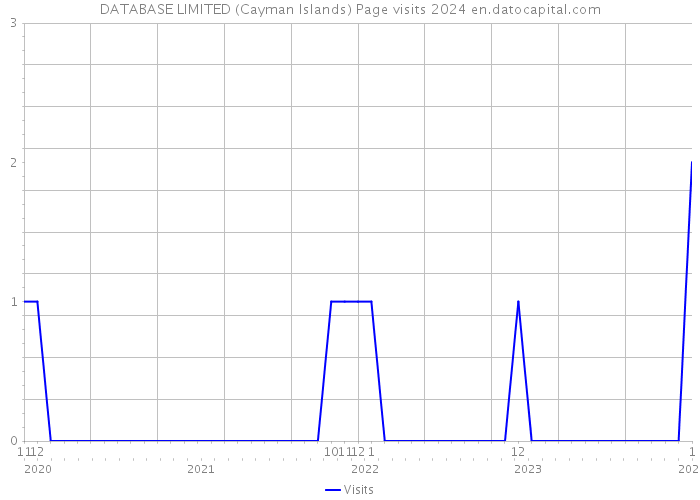 DATABASE LIMITED (Cayman Islands) Page visits 2024 