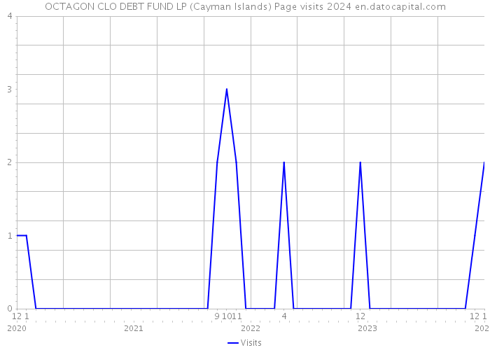 OCTAGON CLO DEBT FUND LP (Cayman Islands) Page visits 2024 