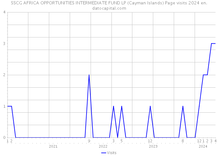 SSCG AFRICA OPPORTUNITIES INTERMEDIATE FUND LP (Cayman Islands) Page visits 2024 