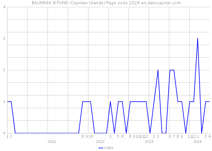 BAUHINIA 8 FUND (Cayman Islands) Page visits 2024 