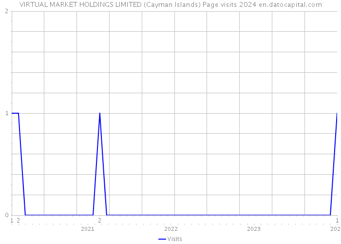 VIRTUAL MARKET HOLDINGS LIMITED (Cayman Islands) Page visits 2024 