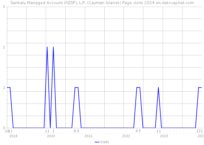 Sankaty Managed Account (NZSF), L.P. (Cayman Islands) Page visits 2024 