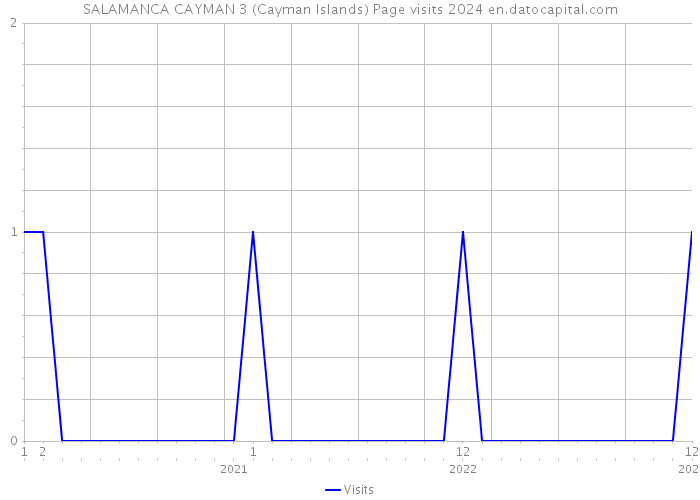 SALAMANCA CAYMAN 3 (Cayman Islands) Page visits 2024 