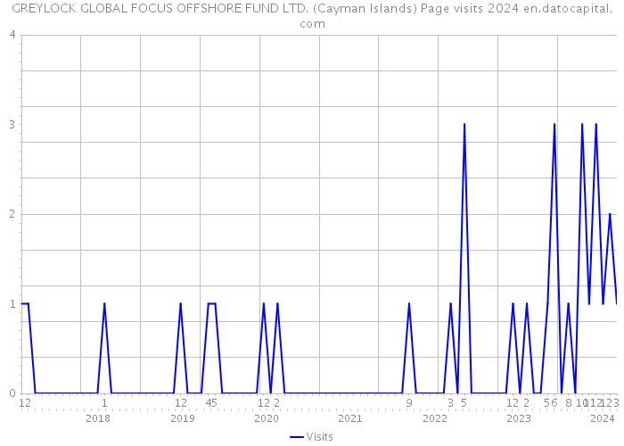 GREYLOCK GLOBAL FOCUS OFFSHORE FUND LTD. (Cayman Islands) Page visits 2024 