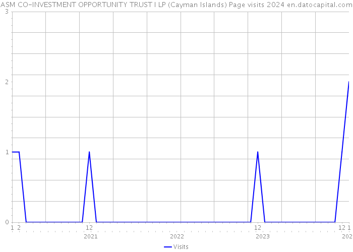 ASM CO-INVESTMENT OPPORTUNITY TRUST I LP (Cayman Islands) Page visits 2024 