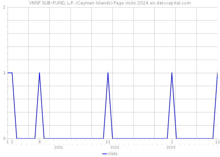 VMSF SUB-FUND, L.P. (Cayman Islands) Page visits 2024 