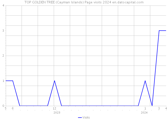 TOP GOLDEN TREE (Cayman Islands) Page visits 2024 