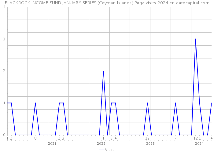 BLACKROCK INCOME FUND JANUARY SERIES (Cayman Islands) Page visits 2024 