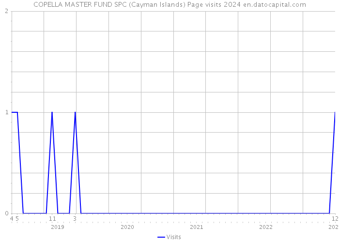COPELLA MASTER FUND SPC (Cayman Islands) Page visits 2024 