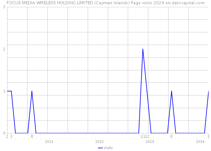 FOCUS MEDIA WIRELESS HOLDING LIMITED (Cayman Islands) Page visits 2024 