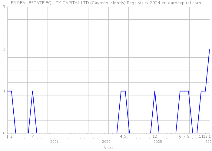 BR REAL ESTATE EQUITY CAPITAL LTD (Cayman Islands) Page visits 2024 
