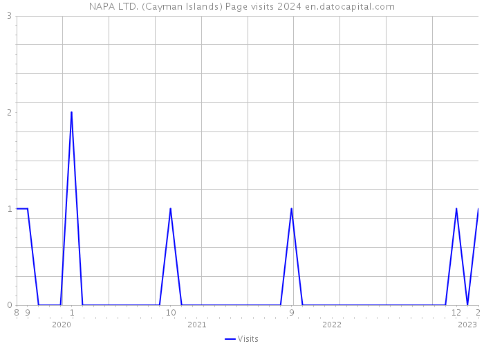 NAPA LTD. (Cayman Islands) Page visits 2024 
