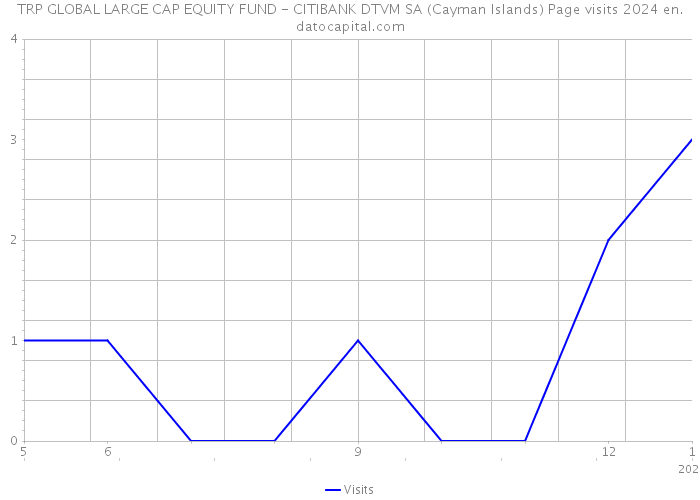 TRP GLOBAL LARGE CAP EQUITY FUND - CITIBANK DTVM SA (Cayman Islands) Page visits 2024 
