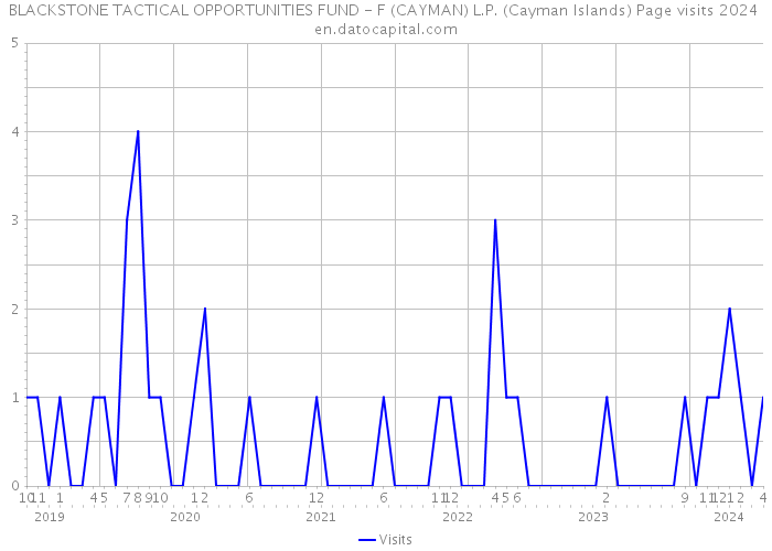 BLACKSTONE TACTICAL OPPORTUNITIES FUND - F (CAYMAN) L.P. (Cayman Islands) Page visits 2024 