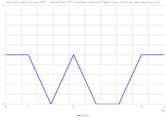 Itaú Allocation Fund SPC - Italia Fund SP (Cayman Islands) Page visits 2024 