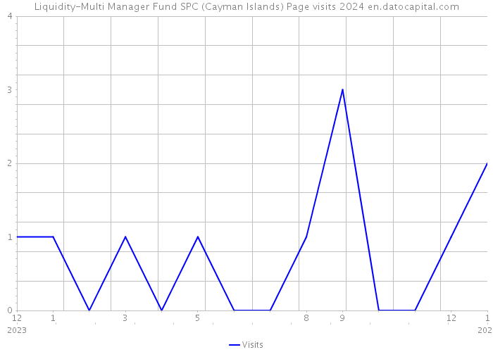 Liquidity-Multi Manager Fund SPC (Cayman Islands) Page visits 2024 