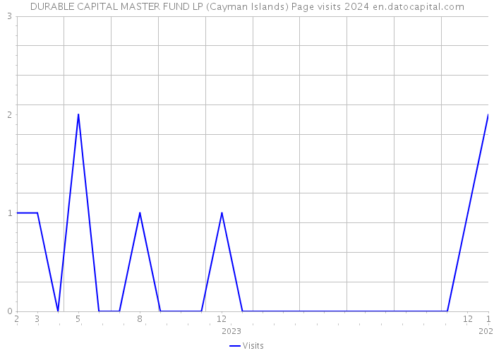 DURABLE CAPITAL MASTER FUND LP (Cayman Islands) Page visits 2024 