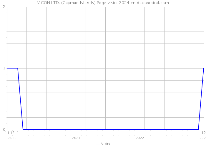 VICON LTD. (Cayman Islands) Page visits 2024 