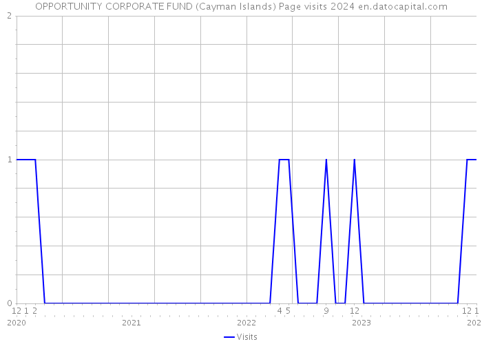 OPPORTUNITY CORPORATE FUND (Cayman Islands) Page visits 2024 