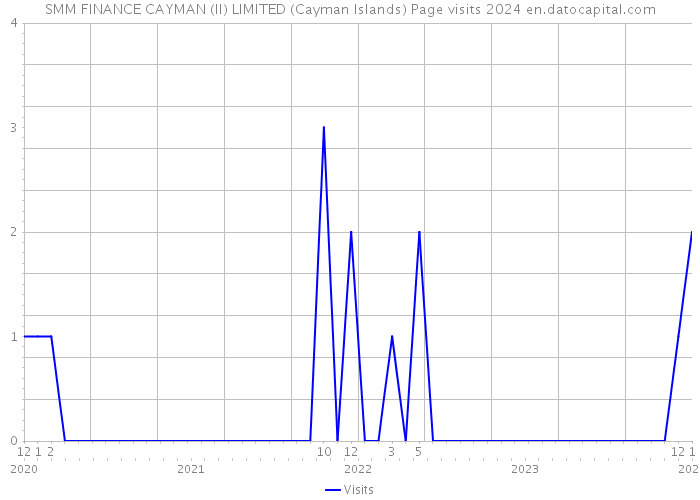 SMM FINANCE CAYMAN (II) LIMITED (Cayman Islands) Page visits 2024 