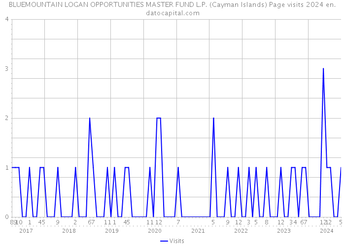 BLUEMOUNTAIN LOGAN OPPORTUNITIES MASTER FUND L.P. (Cayman Islands) Page visits 2024 