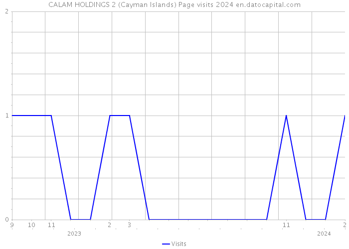 CALAM HOLDINGS 2 (Cayman Islands) Page visits 2024 