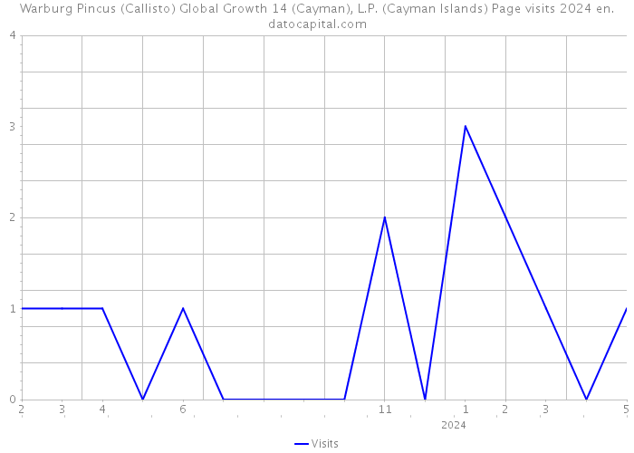 Warburg Pincus (Callisto) Global Growth 14 (Cayman), L.P. (Cayman Islands) Page visits 2024 