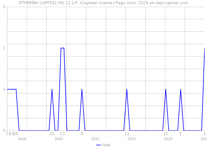 ETHEMBA CAPITAL NO 12 L.P. (Cayman Islands) Page visits 2024 