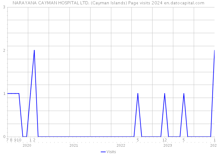 NARAYANA CAYMAN HOSPITAL LTD. (Cayman Islands) Page visits 2024 