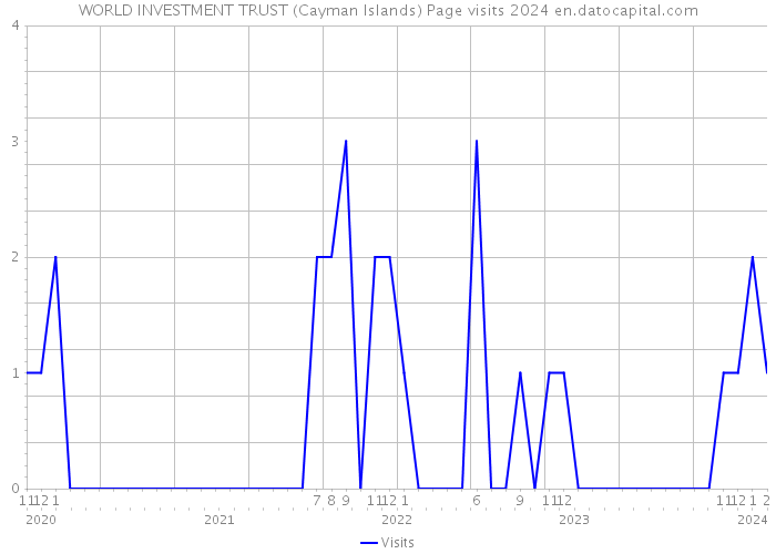 WORLD INVESTMENT TRUST (Cayman Islands) Page visits 2024 