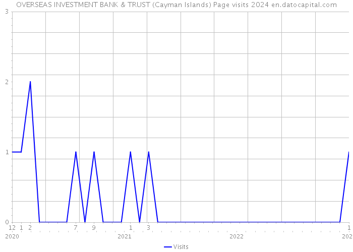 OVERSEAS INVESTMENT BANK & TRUST (Cayman Islands) Page visits 2024 