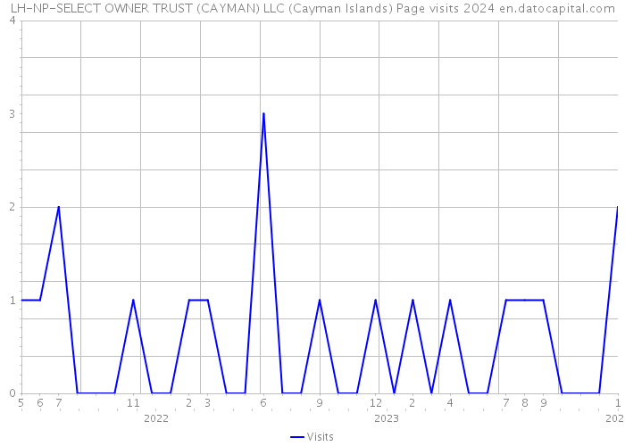 LH-NP-SELECT OWNER TRUST (CAYMAN) LLC (Cayman Islands) Page visits 2024 