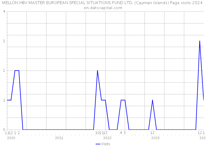 MELLON HBV MASTER EUROPEAN SPECIAL SITUATIONS FUND LTD. (Cayman Islands) Page visits 2024 
