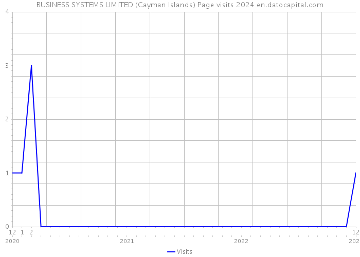 BUSINESS SYSTEMS LIMITED (Cayman Islands) Page visits 2024 