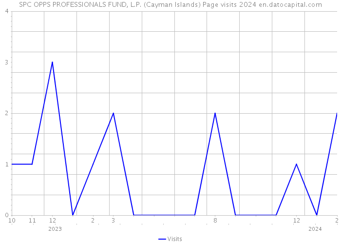 SPC OPPS PROFESSIONALS FUND, L.P. (Cayman Islands) Page visits 2024 