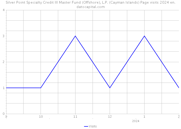 Silver Point Specialty Credit III Master Fund (Offshore), L.P. (Cayman Islands) Page visits 2024 