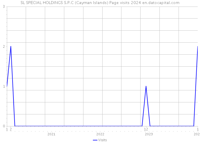 SL SPECIAL HOLDINGS S.P.C (Cayman Islands) Page visits 2024 