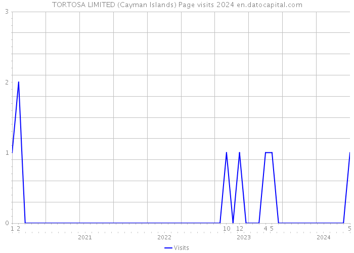 TORTOSA LIMITED (Cayman Islands) Page visits 2024 