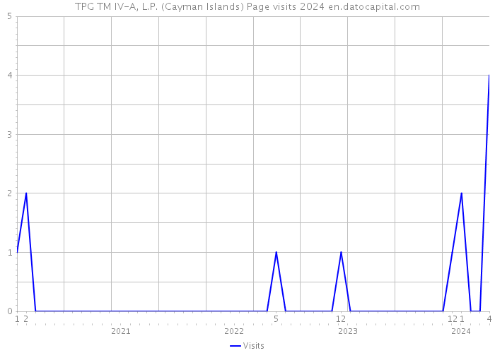 TPG TM IV-A, L.P. (Cayman Islands) Page visits 2024 