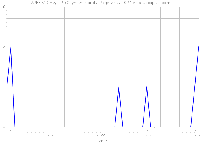 APEF VI CAV, L.P. (Cayman Islands) Page visits 2024 