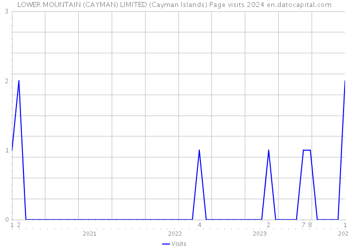 LOWER MOUNTAIN (CAYMAN) LIMITED (Cayman Islands) Page visits 2024 