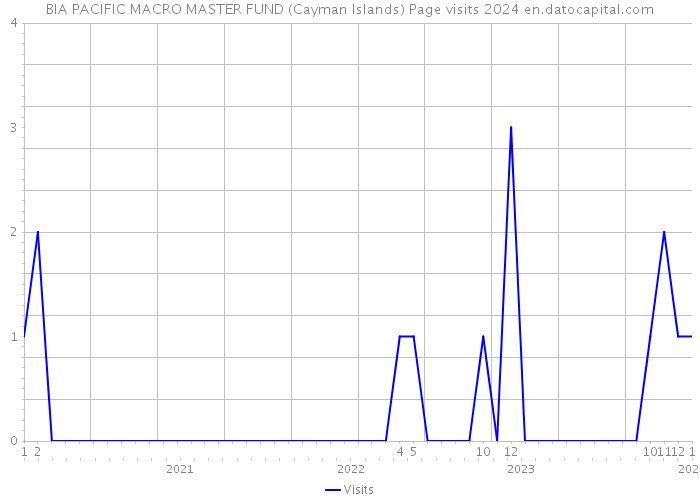 BIA PACIFIC MACRO MASTER FUND (Cayman Islands) Page visits 2024 