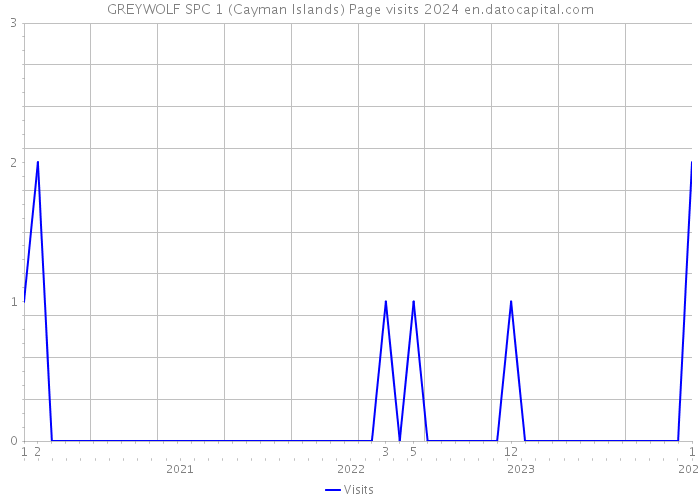 GREYWOLF SPC 1 (Cayman Islands) Page visits 2024 