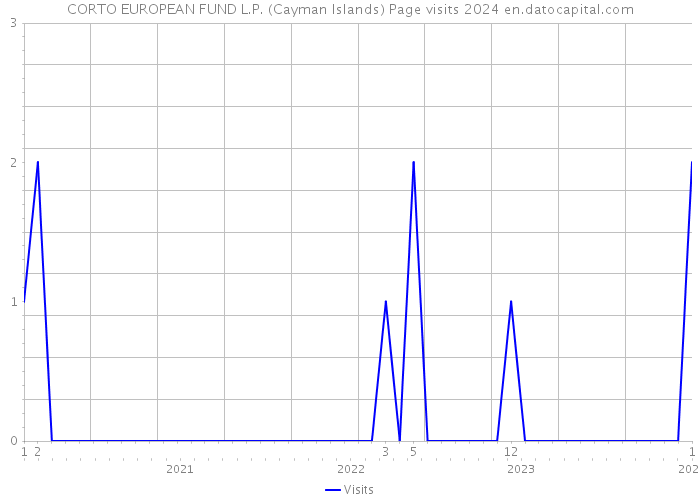 CORTO EUROPEAN FUND L.P. (Cayman Islands) Page visits 2024 