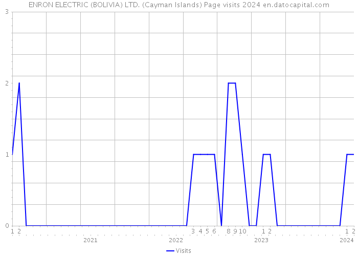 ENRON ELECTRIC (BOLIVIA) LTD. (Cayman Islands) Page visits 2024 
