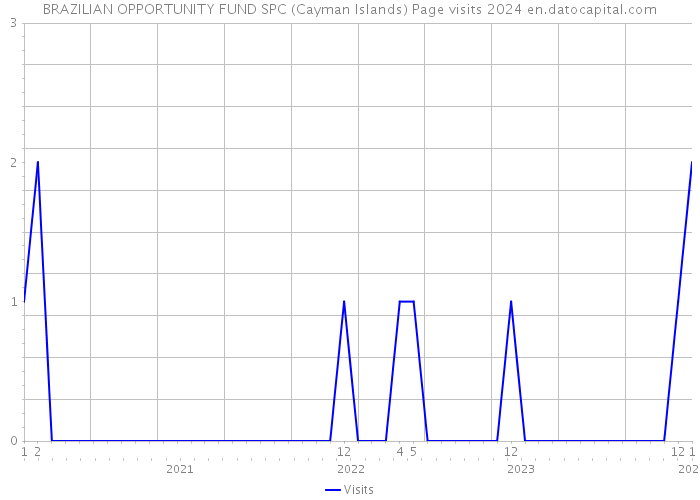 BRAZILIAN OPPORTUNITY FUND SPC (Cayman Islands) Page visits 2024 