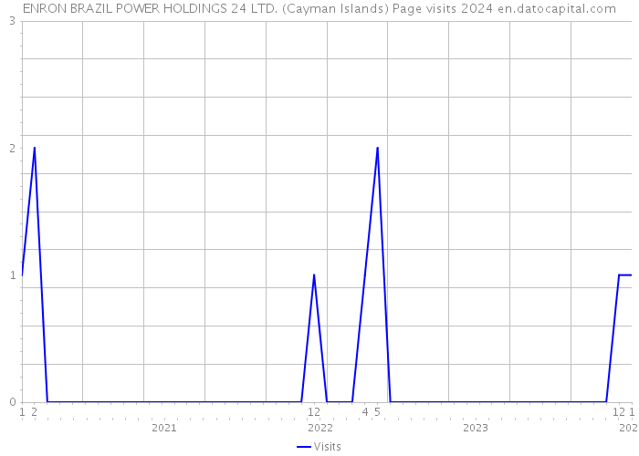ENRON BRAZIL POWER HOLDINGS 24 LTD. (Cayman Islands) Page visits 2024 